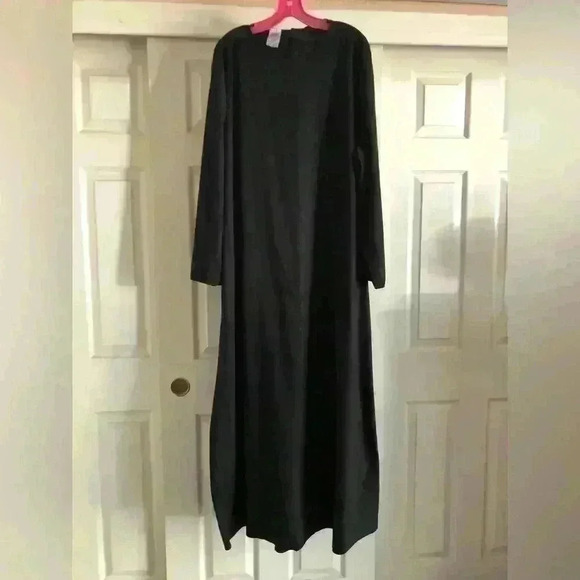 SPIRIT HALLOWEEN COSTUME BASIC BLACK GOWN MENS LARGE - Picture 2 of 11